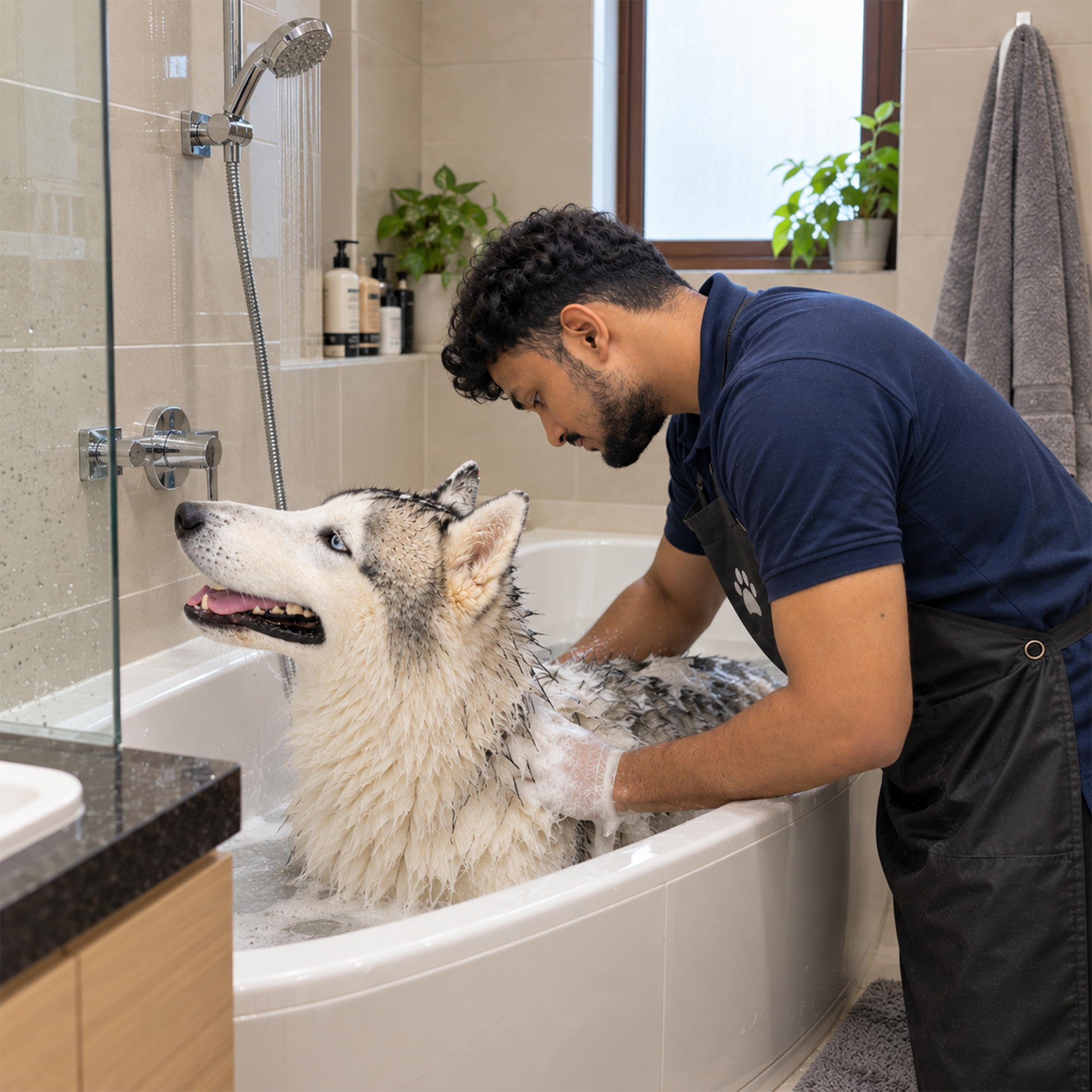 At-home dog and cat grooming services in OMR / Sholinganallur
